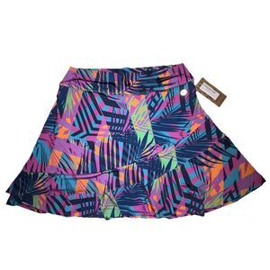 Dona Jo Glide Kelaya Skort Golf Pickleball Tennis Skirt Pockets Size XL Long 19"